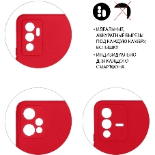Чехол (клип-кейс) DF poCase-03 для Poco M4 Pro (4G) красный