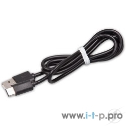 Кабель RITMIX Кабель USB Type C-USB для синхронизации/зарядки, 1м черный (RCC-330)