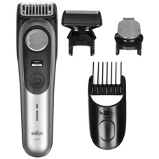 Триммер Braun BT9520 серебристый (насадок в компл:4шт)