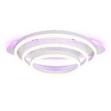 Светильник Ambrella light FA8522 WH белый 146W 3000K-6400K+RGB 560*500*150 (ПДУ РАДИО 2.4G)