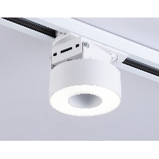 Трековый однофазный светодиодный светильник Ambrella light GL6861 WH белый LED 10W 4200K D75*80