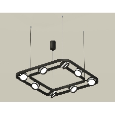 Светильник Ambrella light XB9182153/8 SBK/FR черный песок/белый матовый GX53 (C9182, N8478)