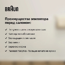 Электрический эпилятор 3D BRAUN SES9-011