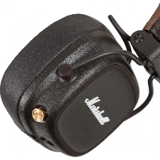 Беспроводные/проводные наушники Marshall Major IV коричневый, накладные, Bluetooth + проводной, беспроводная зарядка, до 80 ч