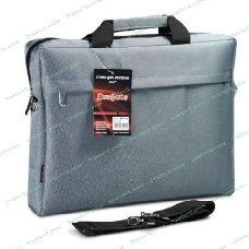 Сумка для ноутбука ExeGate EX205136RUS Start S15 Grey, серая, полиэстер, для ноутбуков до 15.6