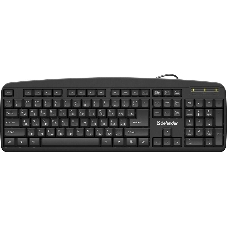 Клавиатура проводная Defender Office HB-910 RU, USB, черный