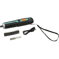 Отвертка аккумуляторная Sturm! CD3404U2,3,6В,micro USB,подсветка,индикат напр,набор бит,без ЗУ