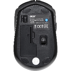 Мышь беспроводная Acer OMR050 черный, 1600 dpi, радиоканал, Bluetooth, USB, кнопки - 6