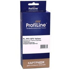 Картридж струйный ProfiLine PL-PFI-107Y для принтеров Canon IPF670/IPF680/IPF685/IPF770/IPF780/IPF785 с чернилами Yellow