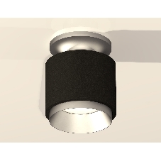 Светильник Ambrella Light XS7511100 SBK/MCH черный песок/хром матовый MR16 GU5.3 (N7928, C7511, N7033)