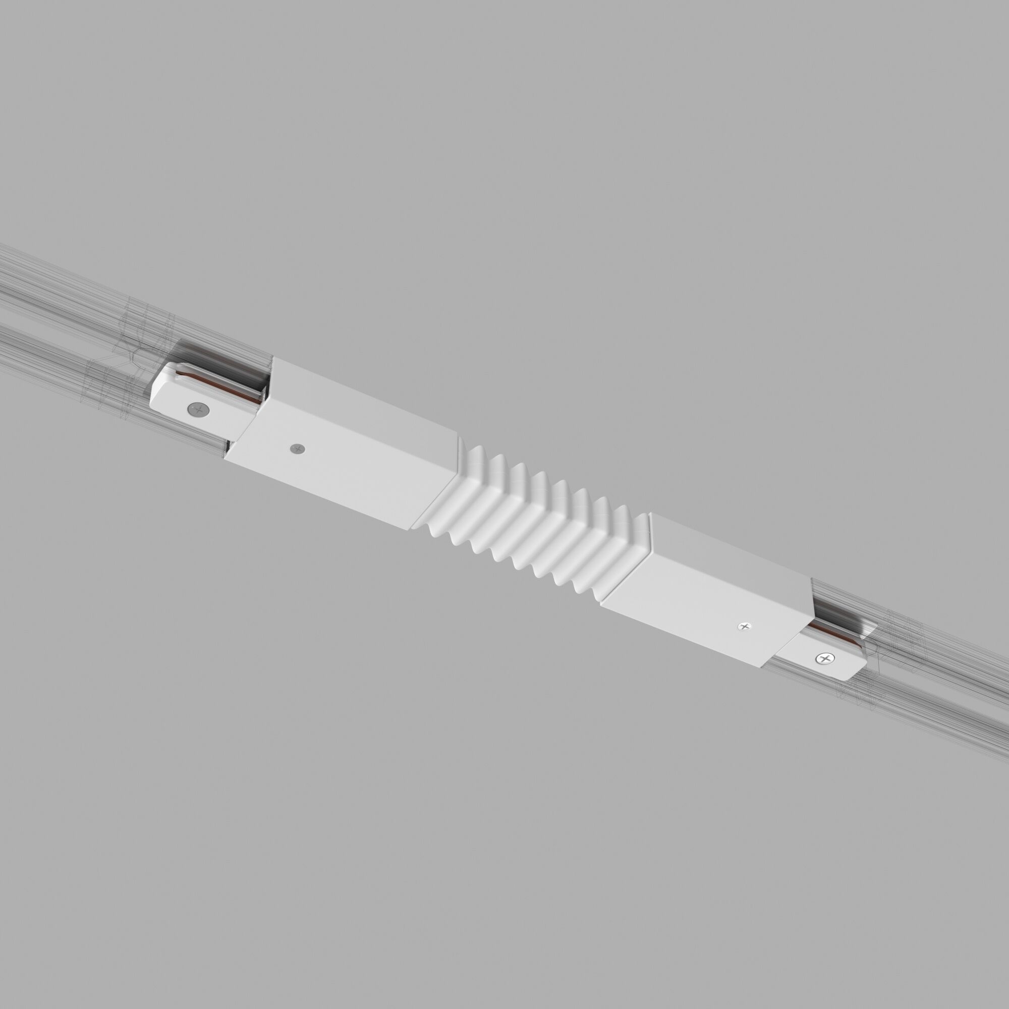 TRC-1-1-FLEX-WH / Соединитель электрический Гибкий коннектор для однофазного шинопровода (белый) /