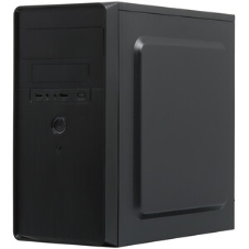 Компьютерный корпус Minitower ExeGate BA-309-UNS350 (mATX, БП UNS350 с вент. 12см, 2*USB, HD аудио, черный)