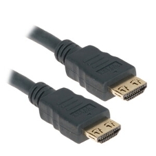 Кабель HDMI CP-HM-HM-0.5M Wize, 0.5 м, v.2.0, K-Lock, soft cable, 19M/19M, позол.разъемы, экран, темно-серый, пакет