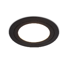 Светильник Ambrella light TN6604 BK черный IP44 GX53 max 15W D110*23