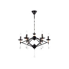 Светильник Ambrella light TR9597/6 BK черный E14/6 max 40W D660*880