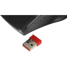 Мышь беспроводная Defender Accura MM-365 черный, 1600 dpi, радиоканал, USB, кнопки - 6