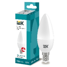 Лампа cветодиодная IEK LLE-C35-5-230-40-E14 ECO C35 свеча 5Вт 230В 4000К E14