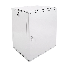 Шкаф настенный ЦМО ШРН-Э-12.500.1 12U 600x520 мм пер. дв. стал. лист несъемные бок. пан. серый