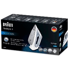 Утюг Braun SI 3054 GY серый/белый, 2400 Вт, 45 г/мин, 180 г/мин, 270 мл