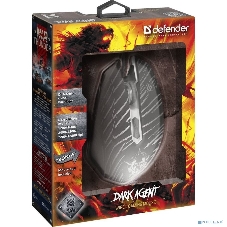 Мышь проводная Defender Dark Agent GM-590L черный, 12800 dpi, USB, кнопки - 6