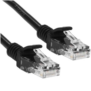 Патч-корд CCA light UTP Гарнизон PC-UTP-5e-1-BK cat.5e, 1м, литой, многожильный черный