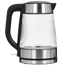 Чайник электрический Centek CT-0013 стекло, 2200 Вт, 1.8 л, серебристый