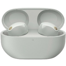 Наушники TWS Sony WF-1000XM5 серебристый, внутриканальные, Bluetooth, активное шумоподавление, беспроводная зарядка, до 8 ч