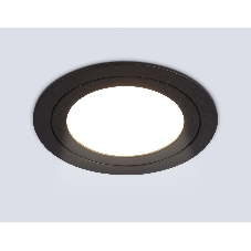 Светильник Ambrella light TN6604 BK черный IP44 GX53 max 15W D110*23