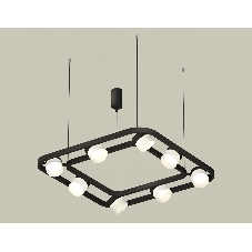 Светильник Ambrella light XB9182154/8 SBK/FR черный песок/белый матовый GX53 (C9182, N8402)