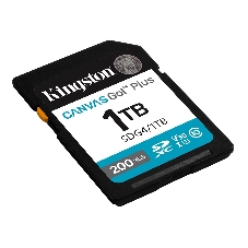 Флеш карта SDXC 1Tb Kingston SDG4/1Tb Canvas Go! Plus w/o adapter