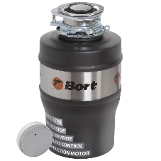 Измельчитель пищевых отходов Bort Alligator Max, 560 Вт., объем 1 600 мл., ПДУ