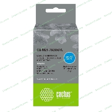 Картридж ленточный Cactus CS-M21-750595YL черный шрифт, желтый фон (19.1 мм, 6.4 м) для Brady BMP21-PLUS, BMP21-LAB