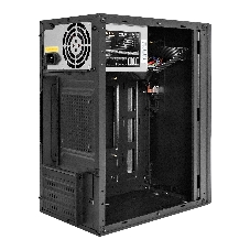 Компьютерный корпус Minitower ExeGate BAA-303U-AAA400 (mATX, БП AAA400 с вент. 8см, 2хUSB+1хUSB 3.0, HD Audio, черный)