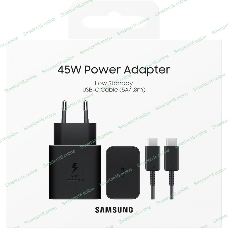 Сетевое зарядное устройство Samsung EP-T4511XBEGEU 45W 3A (PD) USB Type-C для Samsung черный