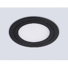 Светильник Ambrella light TN6604 BK черный IP44 GX53 max 15W D110*23