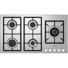 Газовая варочная поверхность Korting HG 997 CTX, 5 конфорок, нержавеющая сталь, 11500 Вт