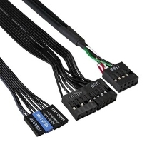 Компьютерный корпус Minitower ExeGate BAA-105-01-UNS500 (mATX, БП UNS500 с вент. 12см, 2*USB, аудио, черный)