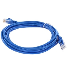Патч-корд CCA light UTP Гарнизон PC-UTP-5e-3-B cat.5e, 3м, литой, многожильный синий