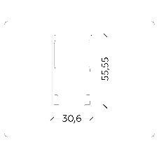 Шинопровод накладной Ambrella light GL1004 BK черный IP20 220V 2000*30.6*56