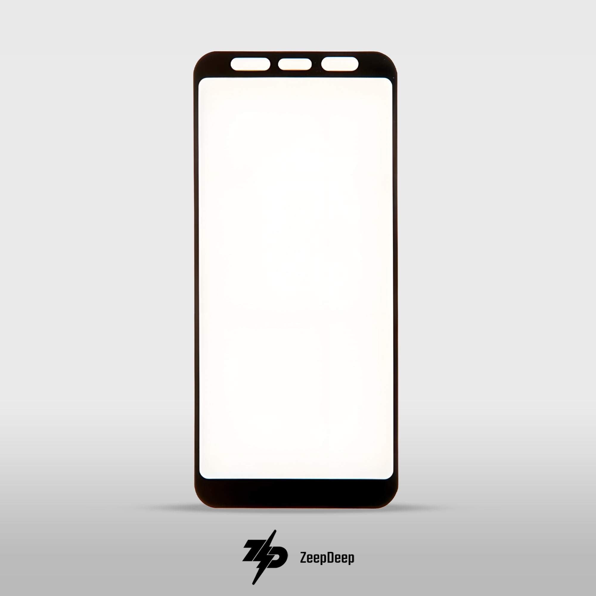 Защитное стекло 20D для Samsung Galaxy J4 Plus, Galaxy J6 Plus, черное (black) Full Glue ZeepDeep