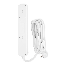 Сетевой фильтр Ippon BK-6-EU-5-16-W 5 м, 6 розеток, белый, коробка