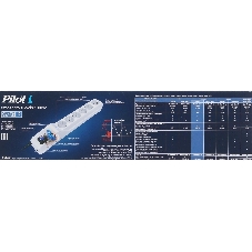 Сетевой фильтр Pilot L (GP) 173 5 м, 6 розеток, белый, коробка