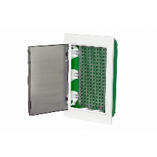 Корпус встраиваемый SE EZ9E312S2FIT City9 Box IT 3 ряда 36мод. 2 розетки с прозрачной дверцей