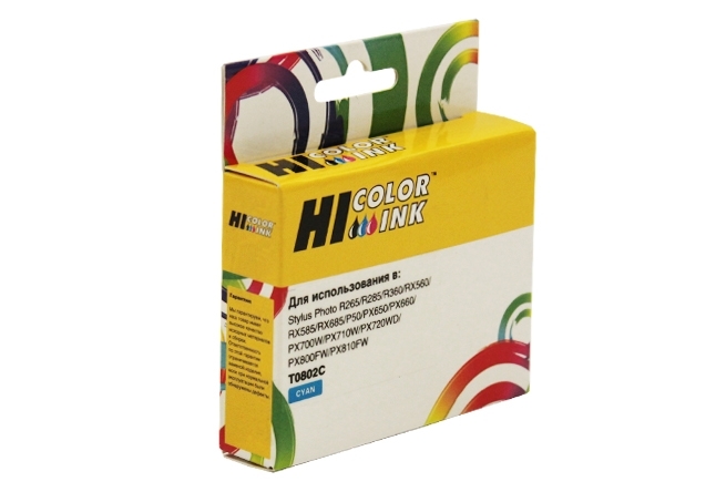 Картридж Epson Stylus Photo P50/PX660/700W/800FW/R265 (Hi-Black) new, C13T08024010, C