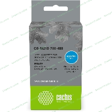 Картридж ленточный Cactus CS-M210-750-488 черный шрифт, белый фон, 19.1мм, 6.4м для Brady M210/M211/M210-LAB