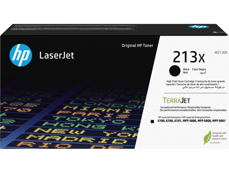 Картридж лазерный HP 213X Black High Yield Original LaserJet Toner Cartridge