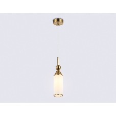 Светильник Ambrella light LH55271 BS/FR латунь/белый матовый E14 max 40W D65*1500