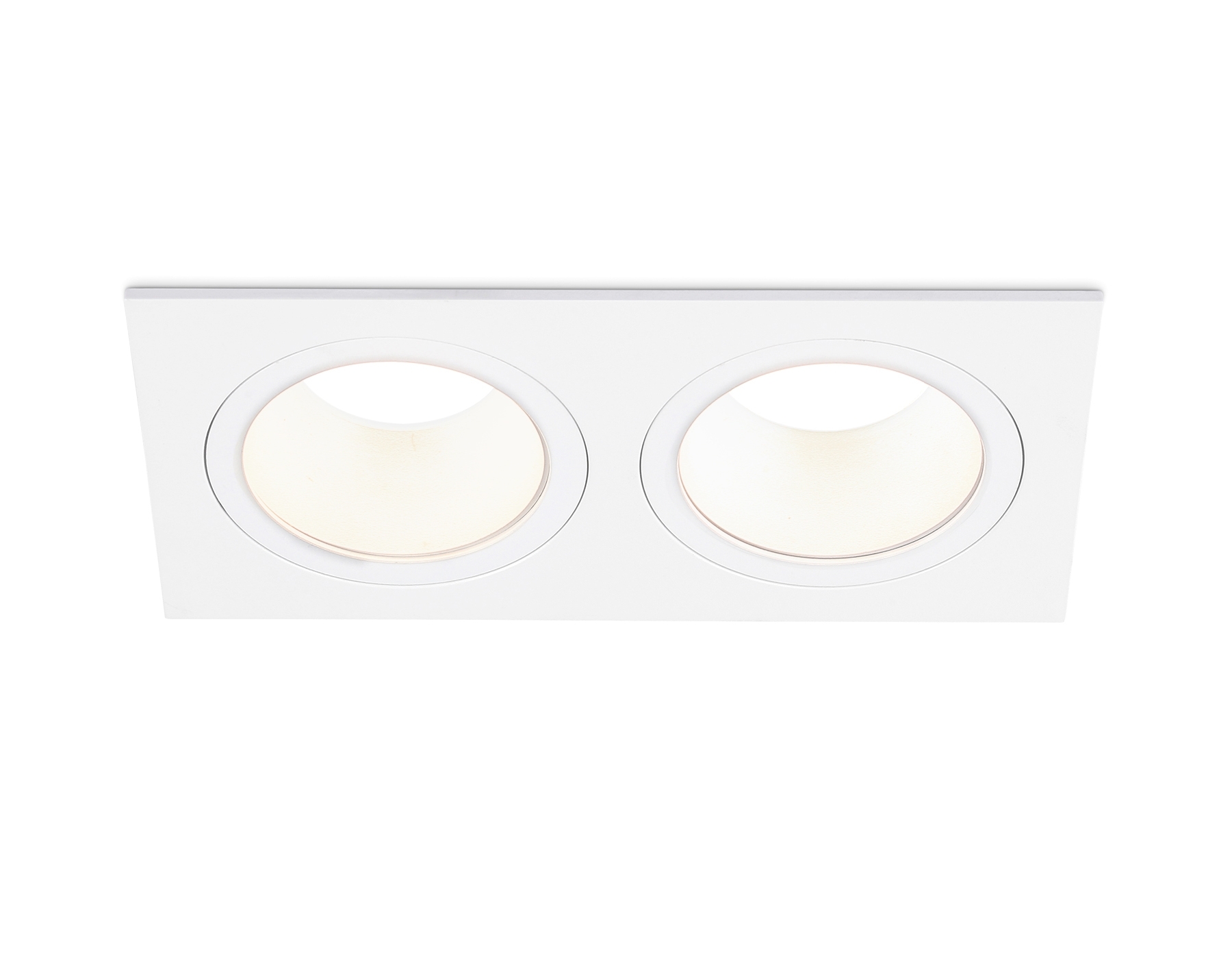 Встраиваемый точечный светильник Ambrella light TN102830/2 WH/WH белый/белый GU5.3/2 178*93*50