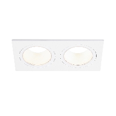 Встраиваемый точечный светильник Ambrella light TN102830/2 WH/WH белый/белый GU5.3/2 178*93*50