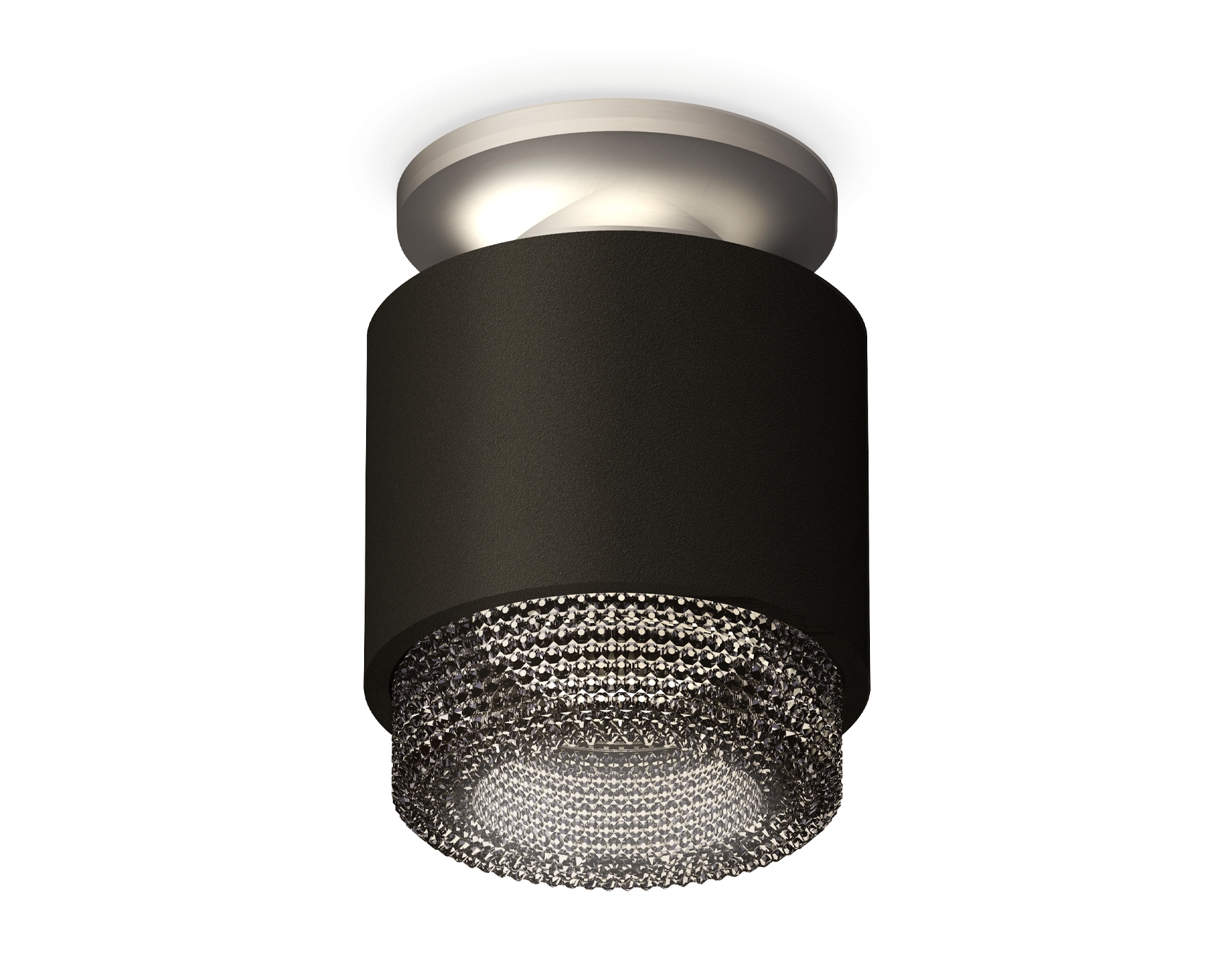 Светильник Ambrella Light XS7511102 SBK/MCH/BK черный песок/хром матовый/тонированный MR16 GU5.3 (N7928, C7511, N7192)